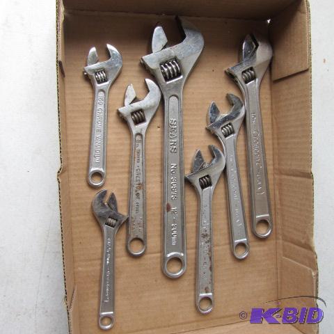 lot 204 image: Crescent Wrenches