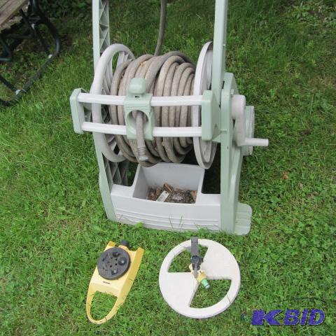 lot 225 image: Hose, Reel, Sprinklers