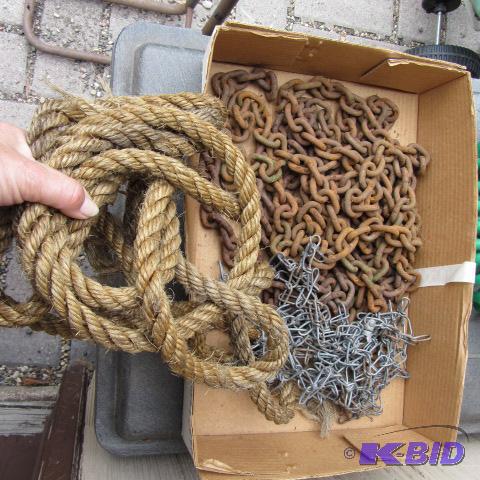 lot 238 image: Chain, Rope