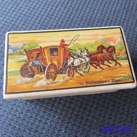 lot 25 image: Porcelain Match Safe