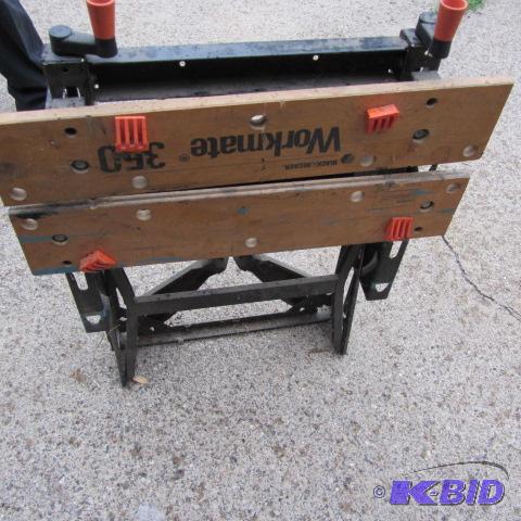 lot 288 image: Workmate Shop Table