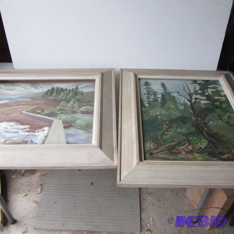 lot 308 image: Original Oils By Voss