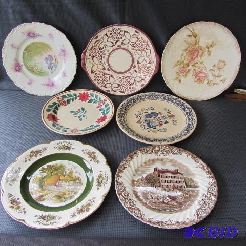 lot 31 image: Fancy English & Holland Plates