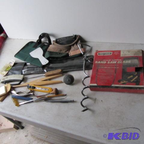 lot 310 image: Tool Pouches, Follet Ruler