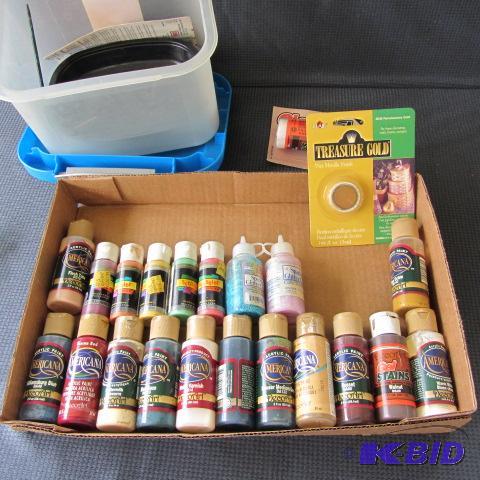 lot 70 image: Acrylic Paints