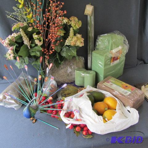 lot 74 image: Artificial Flowers & Supplies