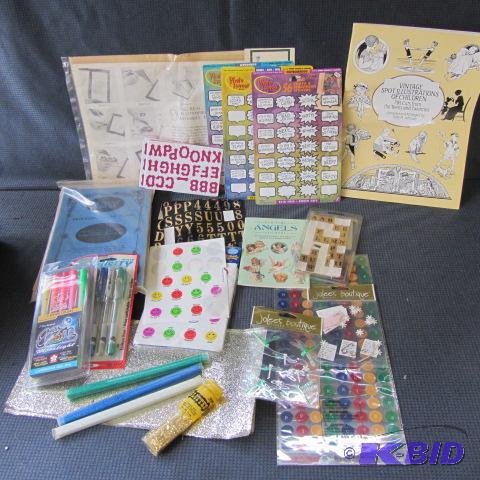 lot 76 image: Scrap Booking Supplies
