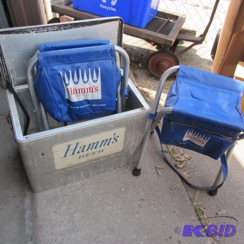 Hamms Cooler, Stools