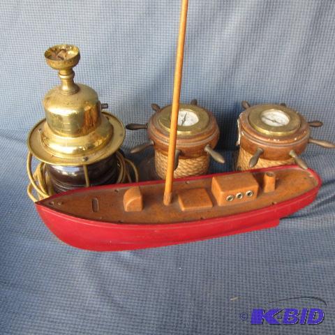 Sailboat, Bookends, Lamp