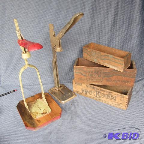 Wood Cheese Boxes, Capper