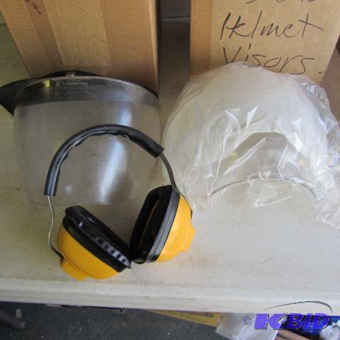 Helmet Visors, Ear Protectors