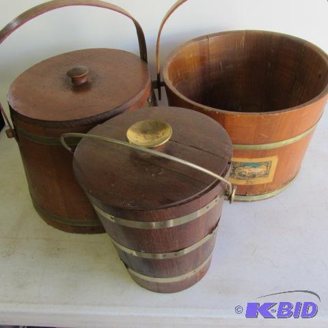 Wooden Buckets, Ice Pail