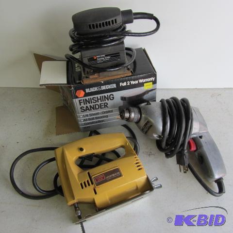 B&D Sander, Saw & Drill