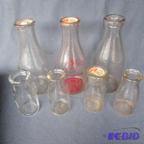 Milk Bottles & Paper Caps