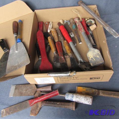 Chisels, Scrappers, Putty Knives