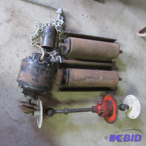 GE Motor, Rollers, Axel