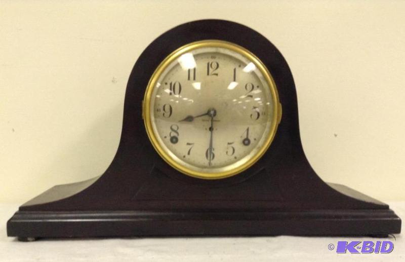 lot 17 image: Seth Thomas Napoleon Hat Mantle Clock