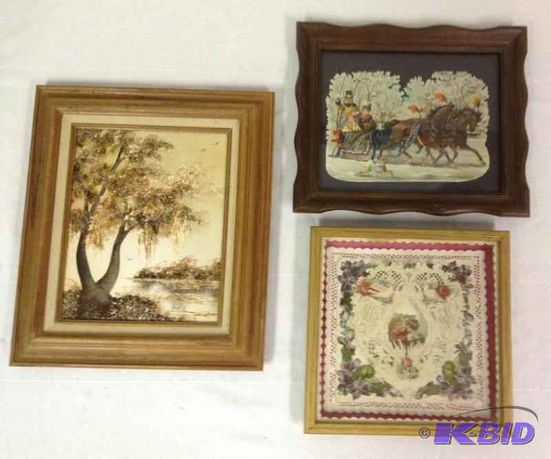 lot 52 image: Original Oil Painting and Nostalgic Pictures
