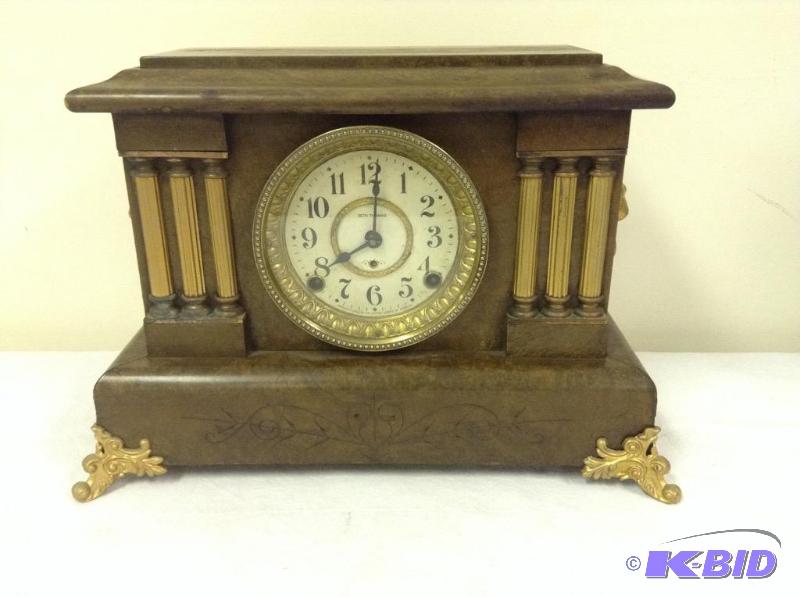 lot 57 image: AntiqueVintage Seth Thomas Neoclassical Style Mantle Clock