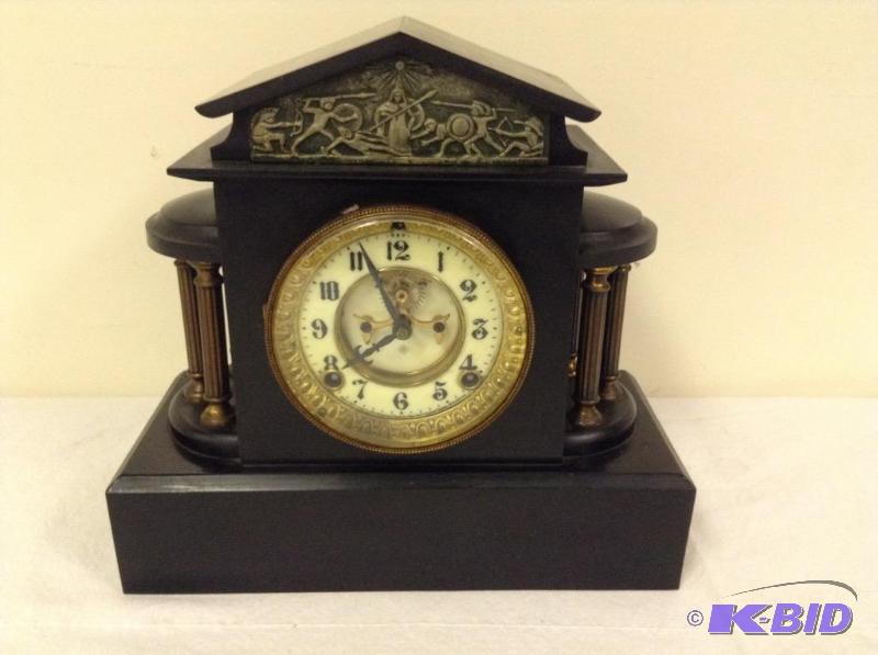 lot 7 image: Gorgeous Ansonia Mantle Clock