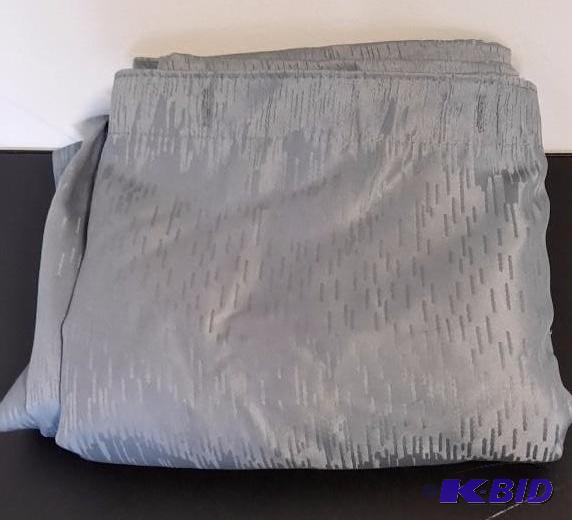 lot 30 image: Studio by JCPSilver Blue, Fabric Shower Curtain.  Out of Package.