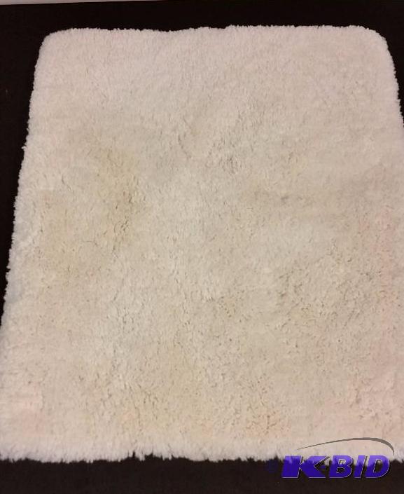lot 45 image: Royal Velvet.  Large Cream Bathroom Rug 24 x 40.  No Packaging