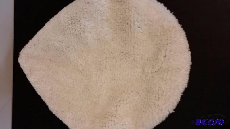 lot 62 image: JCP Home Cream Toilet Seat Cover No Packaging