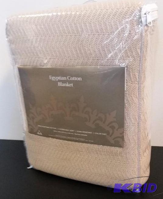 Royal Velvet Egyptian Cotton Blanket.  King Size.  Still in Package.