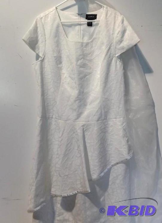 Ashro white dress with scarf