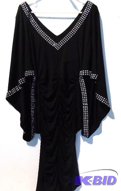 Ashro black dress with silver gems