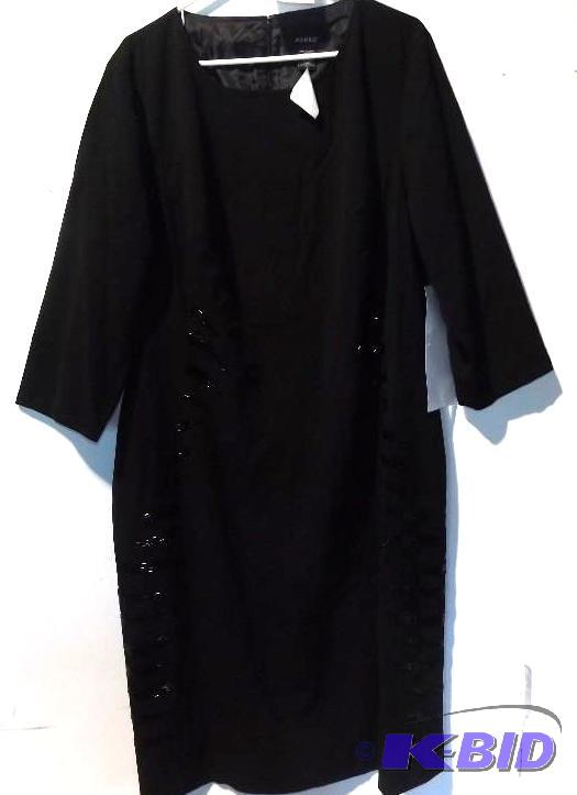 Ashro long sleeved black dress with beads