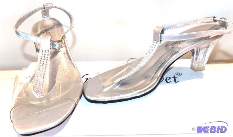 Midnight Velvet silver heel