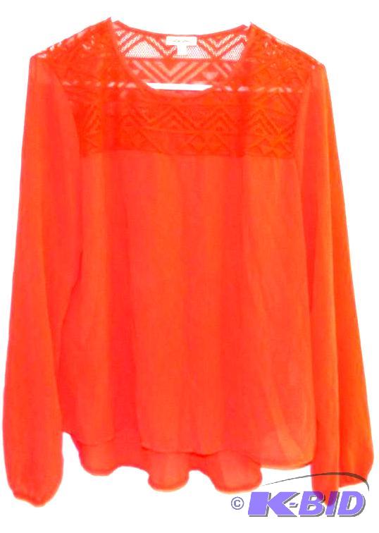 Lily Star orange blouse