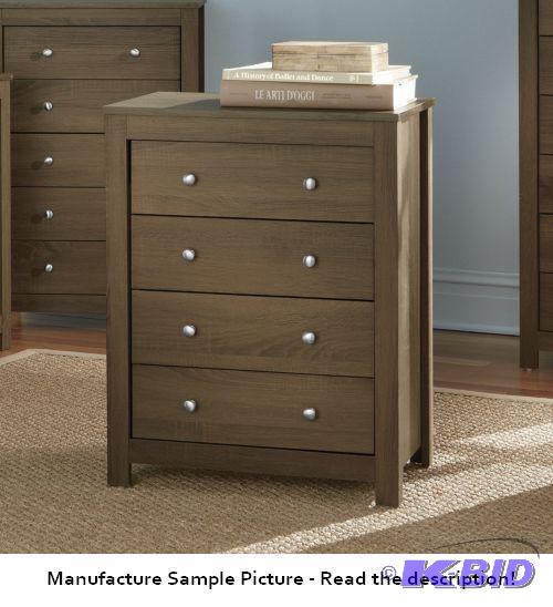 Lancashire 4 Drawer Chest - Espresso - The cl...