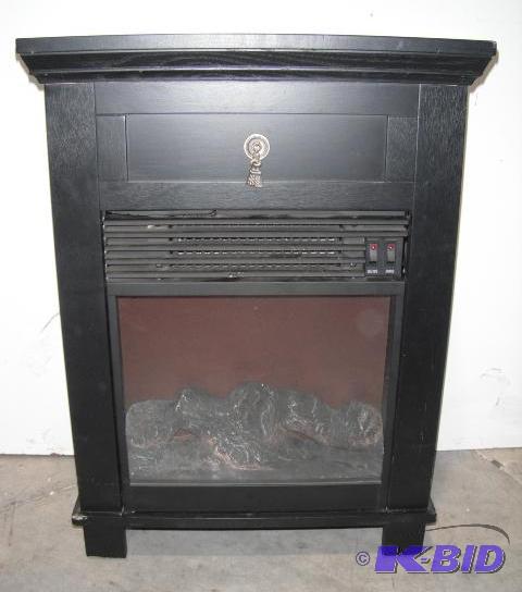 Small Black Electric Fireplace - 9.5&quot d ...