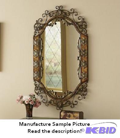 Ornate Metal Mirror -&nbspAdd timeless sophi...