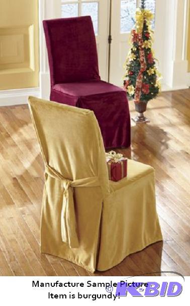 Dining Chair Cover - Burgundy -&nbspWhy make...