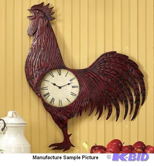 Rooster Daddy Clock - The rooster has always ...