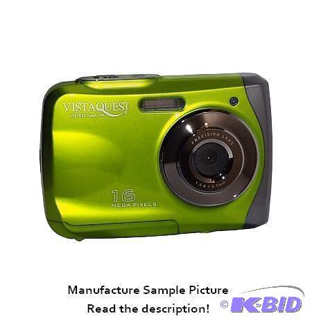 Vistaquest 16 Mega Pixel Digital Camera - Gre...