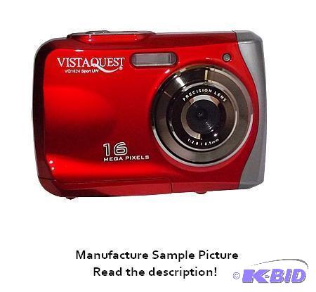 Vistaquest 16 Mega Pixel Digital Camera - Red...