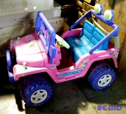 Fischer Price Jeep Barbie Kids Ride On - To b...