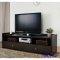 Furniture of America Henters 72 in. Red Cocoa Entertainment TV Console