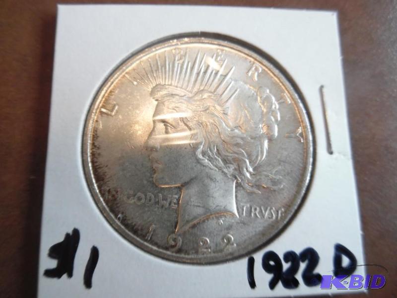 1922 D Silver Morgan Dollar