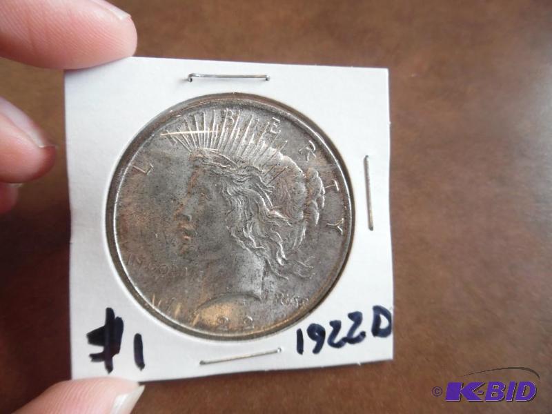 1922 D Peace Silver Dollar