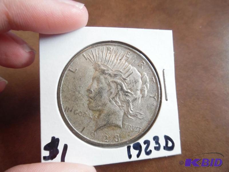 1923 D Peace Silver Dollar