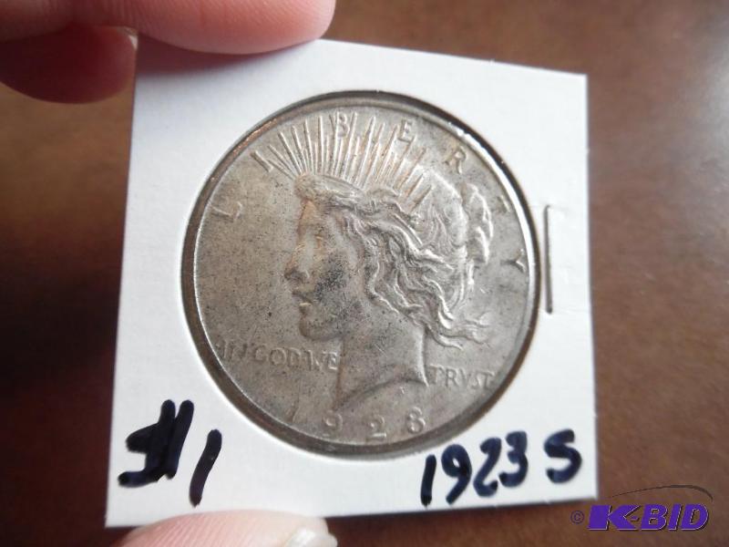 1923 S Peace Silver Dollar