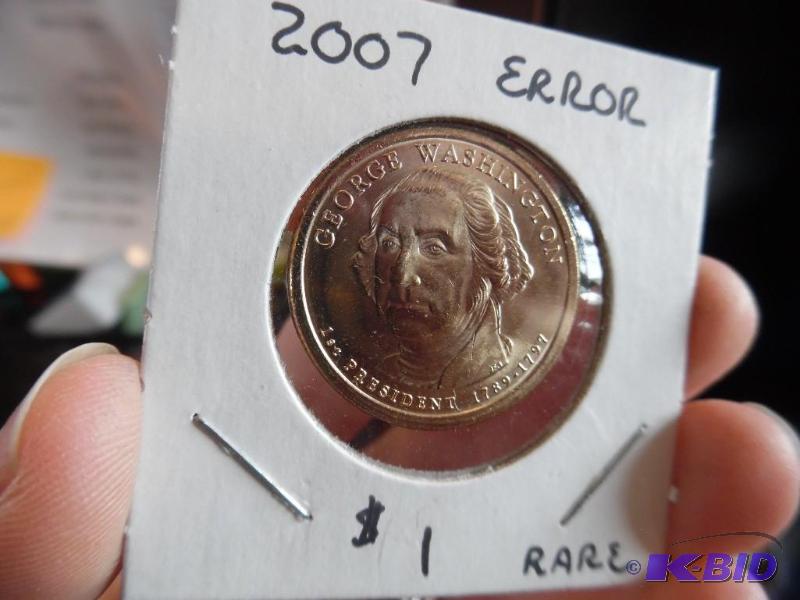 2007 Rare George Washington Dollar