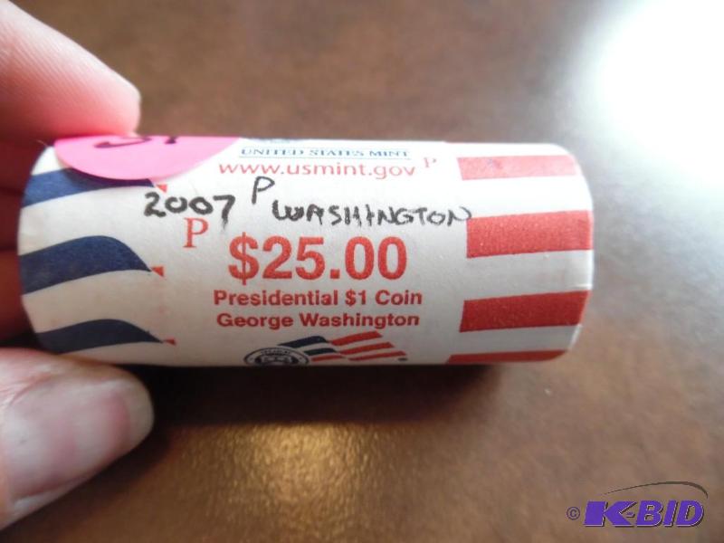 2007 U.S. Mint Sealed Roll of 25