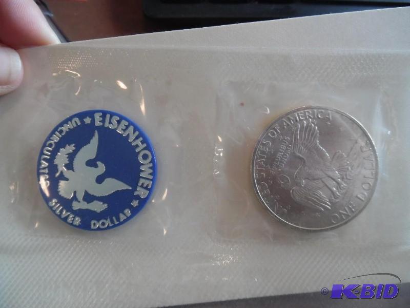 1971 US Mint Sealed Unc Eisenhower Silver Dollar