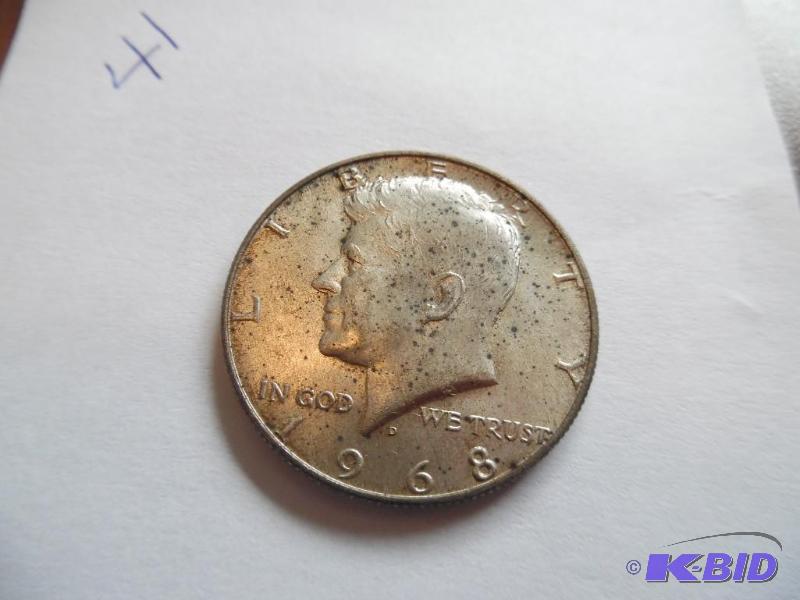 1968 D Kennedy Half Dollar